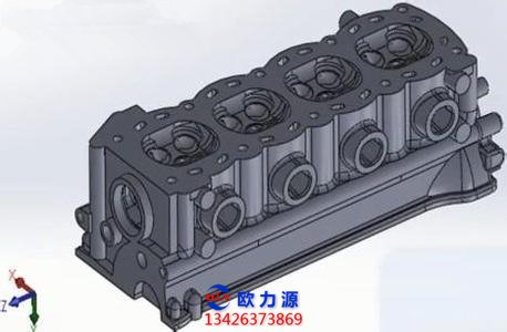發動機水套結構圖